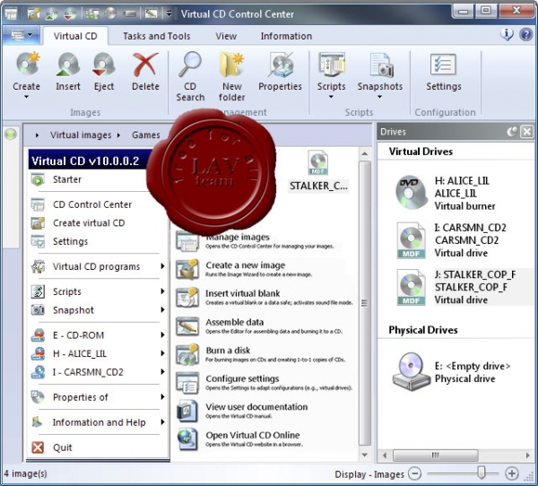 H+H Software Virtual CD v10.0.0.2