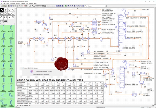 WinSim DESIGN II v16.10