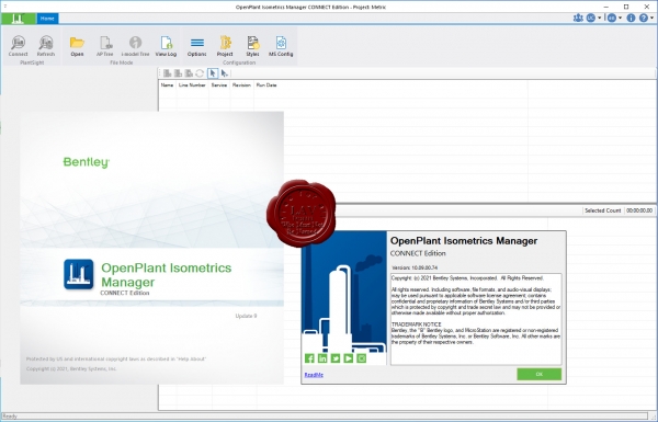 Bentley OpenPlant Isometrics Manager CONNECT Edition Update 9 10.09.00.74