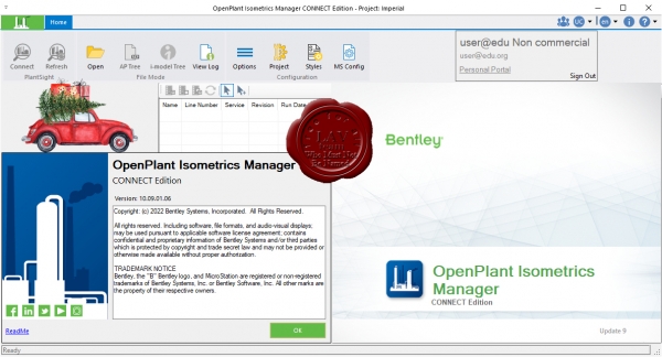 Bentley OpenPlant Isometrics Manager CONNECT Edition Update 9 10.09.01.006
