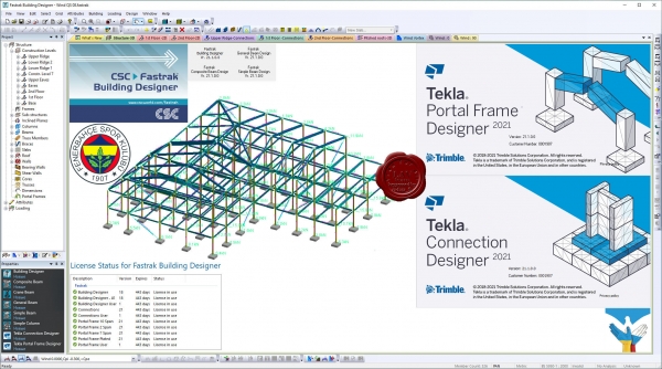 Trimble Tekla Portal Frame & Connection Designer (Fastrak) 2021 v21.1.0