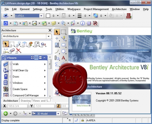 Bentley Architecture V8i XM v08.11.05.52