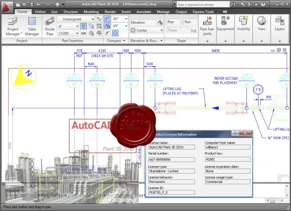 Autodesk AutoCAD Plant 3D 2010 x64 ESD