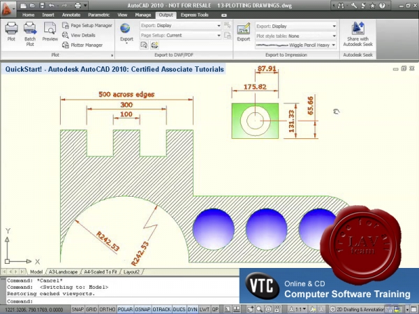 VTC Autodesk AutoCAD 2010: Certified Associate Tutorials