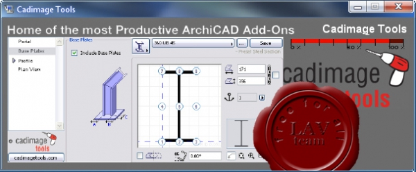 Cadimage Tools for Graphisoft Archicad v13