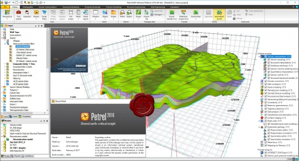 Schlumberger Petrel 2016.3