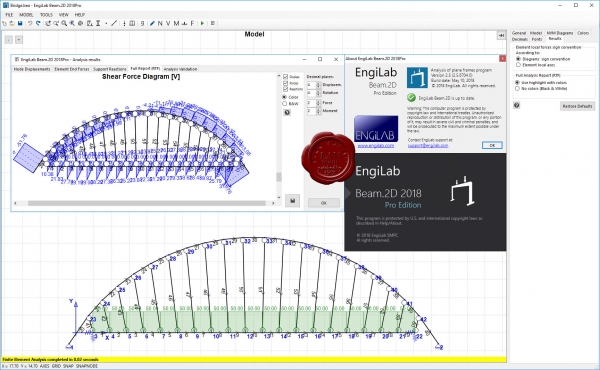 EngiLab Beam 2D Pro 2018 v2.5.6704