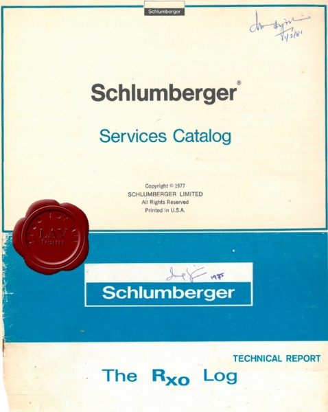 SLB Services Catalog & The Rxo Log