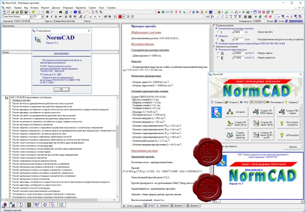 SAPROTON NormCAD v11.2