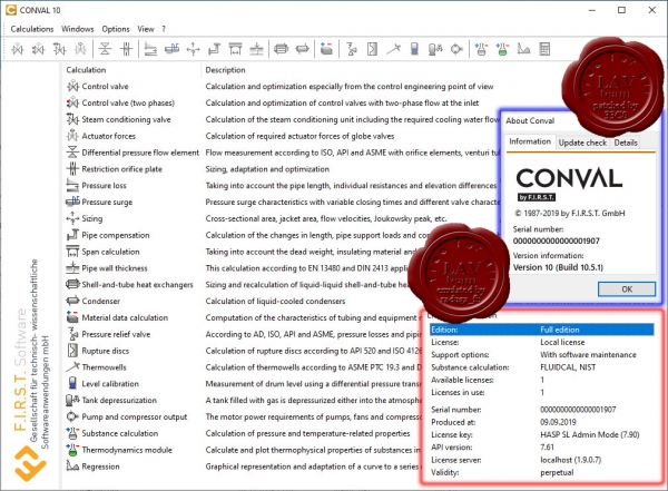 F.I.R.S.T. Conval v10.5.1 repack