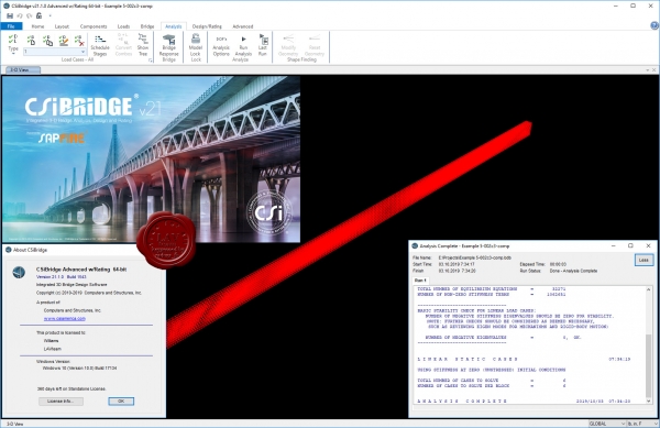 CSI Bridge Advanced v21.1.0 build 1543