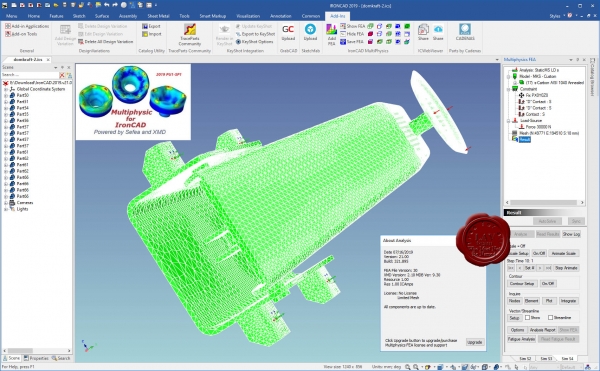 IronCAD Multiphysics 2019 v21.00