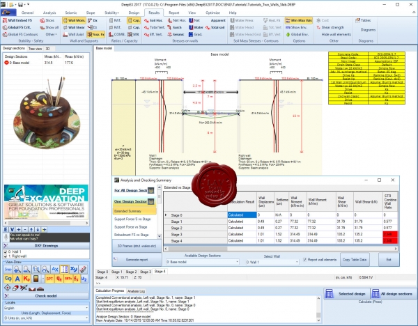 Deep Excavation DeepEX (ex. DeepXcav) 2017 v17.0