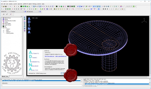 ADINA v9.5.3