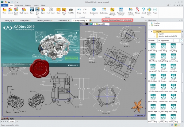 ZwSoft CADbro 2019 v4.00.02