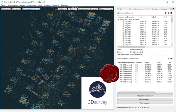 3Dsurvey v2.10.0