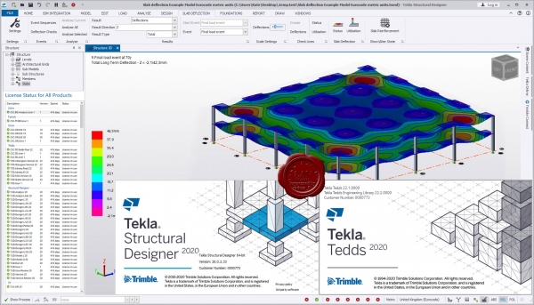 Trimble Tekla Structural Design Suite 2020: Designer v20.0.2.33, Tedds v22.1.0000