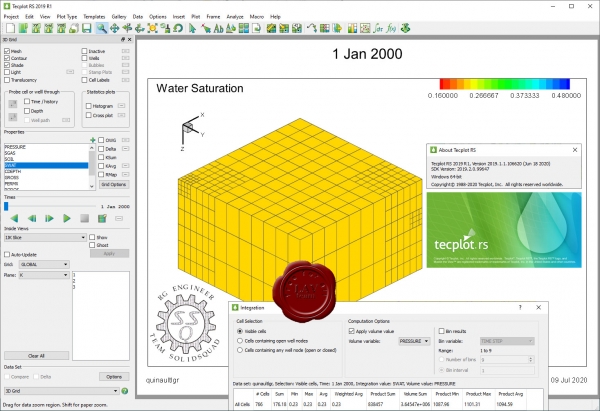 Tecplot RS 2019 R1 build 2019.1.1.106620