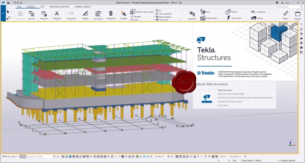 Trimble Tekla Structures 2020 SP3 build 61808