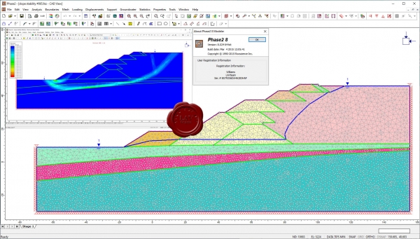 Rocscience Phase2 v8.024