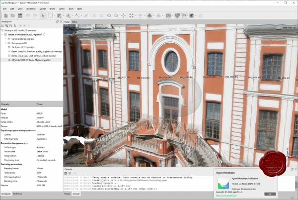 Agisoft Metashape Pro v1.7.0 build 11340