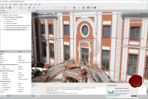 Agisoft Metashape Pro v1.7.0 build 11539