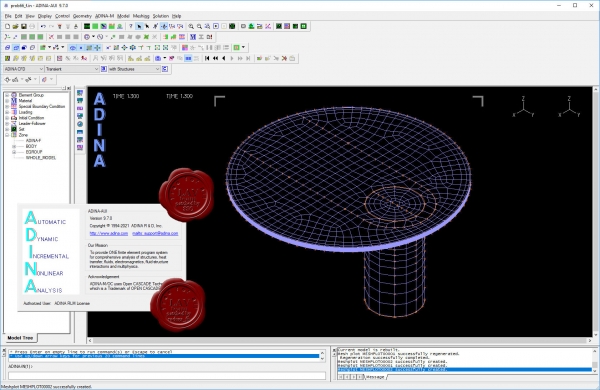 ADINA v9.7.0