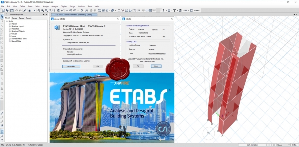 CSI ETABS v19.1.0 build 2420