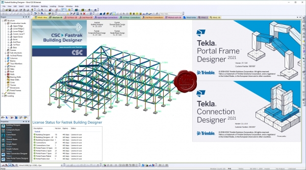 Trimble Tekla Portal Frame & Connection Designer (Fastrak) 2021 v21.1.0