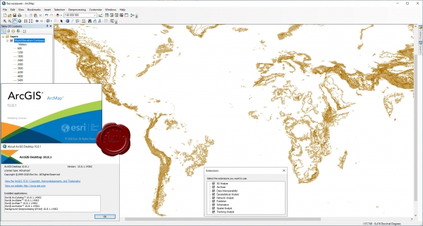 ESRI ArcGIS Desktop v10.8.1