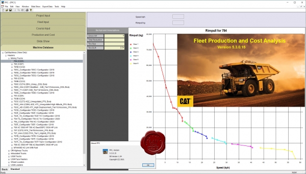 Caterpillar Fleet Production and Cost Analysis Software v5.3.0.15