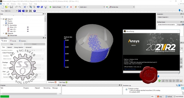 ANSYS Rocky 2021 R2