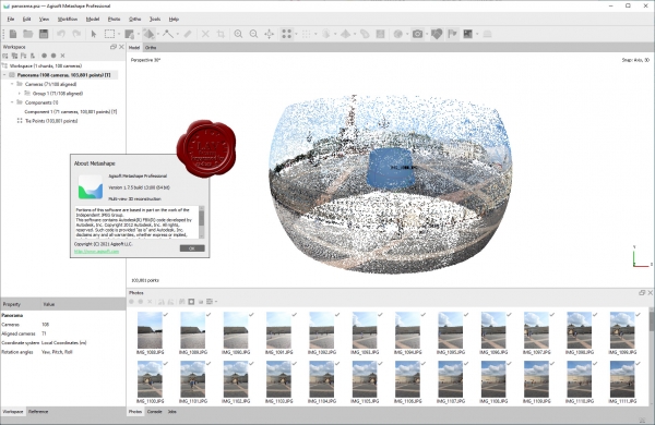 Agisoft Metashape Pro v1.7.5 build 13100