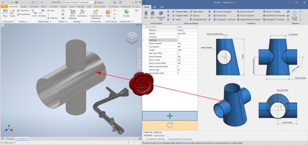 Micrographics Duct Pro v8.0.1.0 for Autodesk Inventor 2017-2022