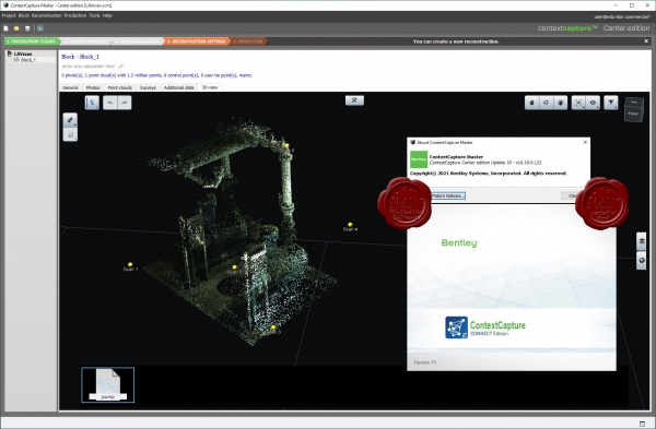 Bentley ContextCapture Center CONNECT Edition Update 19 v10.19.00.122
