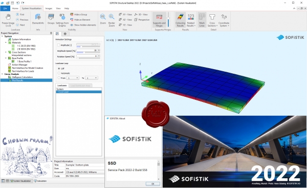 SOFiSTiK 2022 SP 2022-2 Build 558