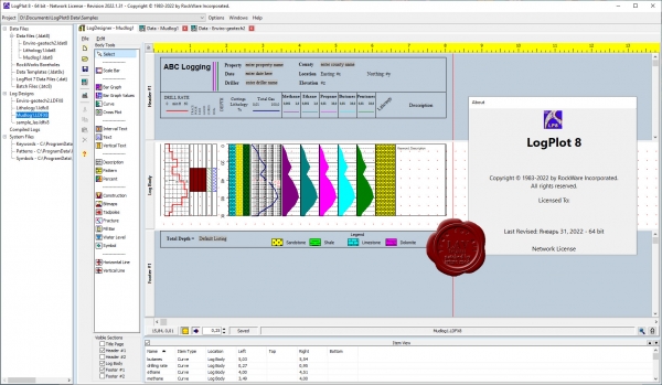 RockWare LogPlot 8 2022.1.31