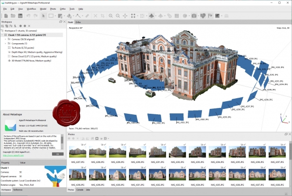 Agisoft Metashape Pro v1.8.4 build 14493