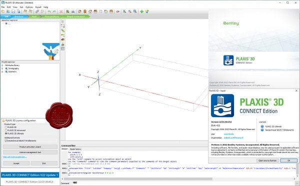 Bentley PLAXIS 3D Ultimate 22.01.00.452