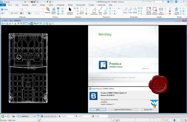 Bentley Promis.e CONNECT Edition Update 10 version 10.10.00.53