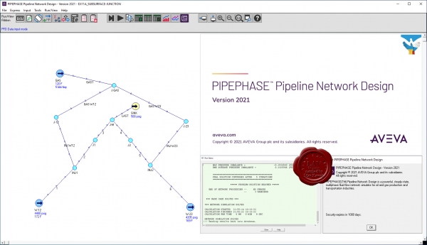 AVEVA PIPEPHASE Pipeline Network Design 2021