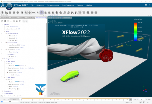 Dassault Systemes SIMULIA XFlow 2022 build 116.00