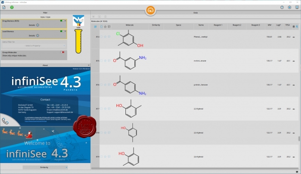 BioSolvetIT infiniSee v4.3.0