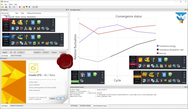 Hexagon Cradle CFD 2022.1