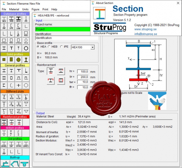 StruProg Section v5.1.2