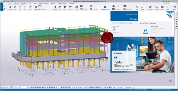 Trimble Tekla Structures 2023 SP1 build 24812